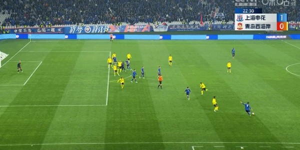 【中超】马莱莱路易斯破门 申花2比0完胜西海岸